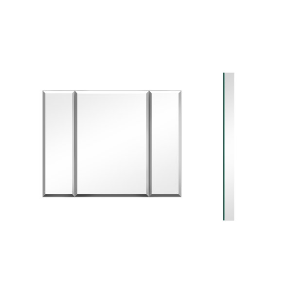 Latitude Run® Surface Mount Frameless Medicine With 3